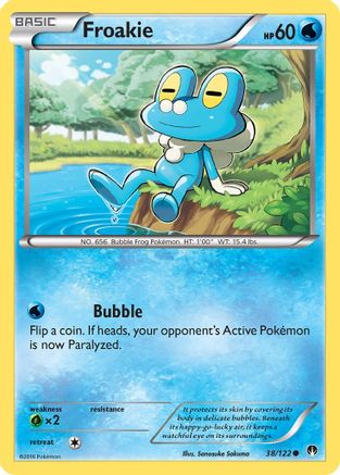 Froakie 038/122 - Reverse Holofoil XY BREAKpoint - Common