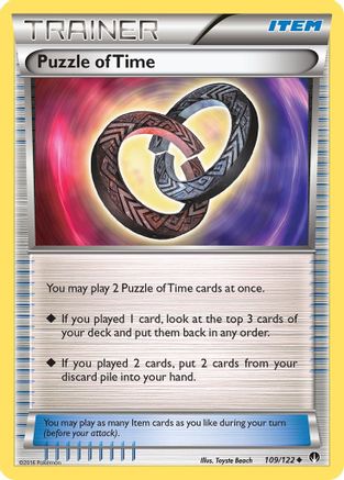 Puzzle of Time 109/122 XY BREAKpoint - Uncommon