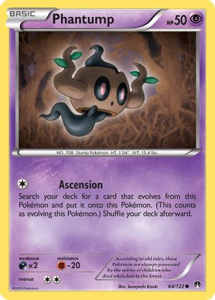 Phantump 064/122 - Reverse Holofoil XY BREAKpoint - Common