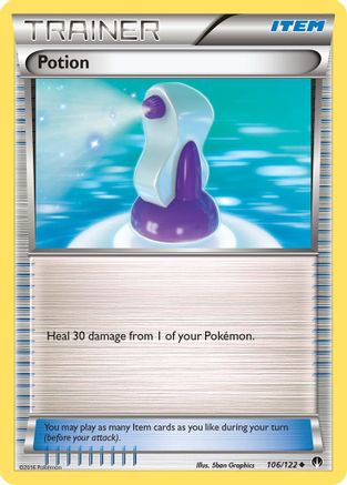 Potion 106/122 - Reverse Holofoil XY BREAKpoint - Uncommon