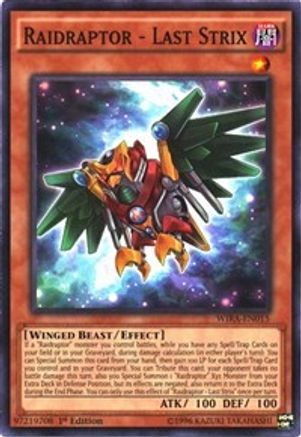 Raidraptor - Last Strix (WIRA-EN015) - Wing Raiders 1st Edition