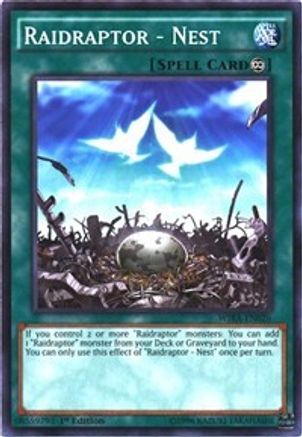 Raidraptor - Nest (WIRA-EN026) - Wing Raiders 1st Edition