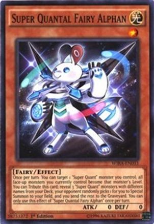 Super Quantal Fairy Alphan (WIRA-EN033) - Wing Raiders 1st Edition