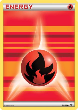 Fire Energy 076/83 - Reverse Holofoil Generations - Common