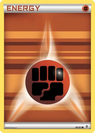 Fighting Energy 080/83 - Reverse Holofoil Generations - Common
