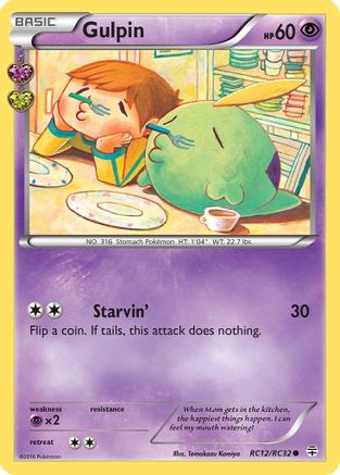 Gulpin RC12/RC32 Generations Radiant Collection - Common