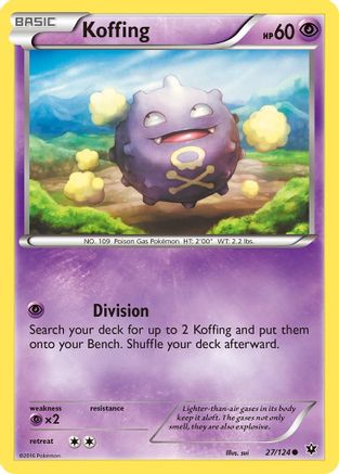 Koffing 027/124 XY Fates Collide - Common