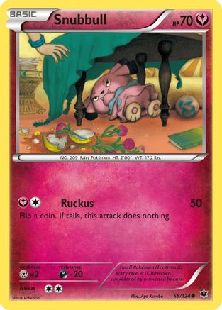 Snubbull 068/124 XY Fates Collide - Common
