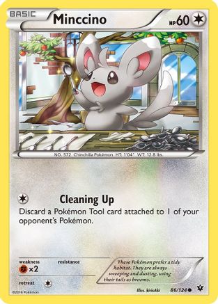 Minccino (86) 086/124 XY Fates Collide - Common