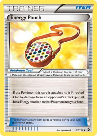 Energy Pouch 097/124 - Reverse Holofoil XY Fates Collide - Uncommon