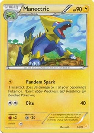 Manectric (22) 022 XY Trainer Kit Pikachu Libre & Suicune - Common