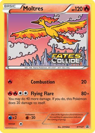 Moltres (Prerelease) XY127 - Holofoil XY Promos - Promo