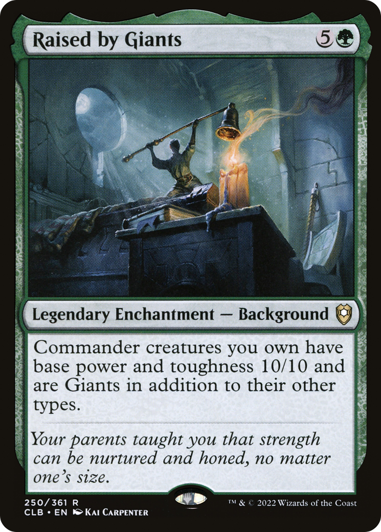 Raised by Giants (CLB-250) - Commander Legends: Battle for Baldur's Gate Foil