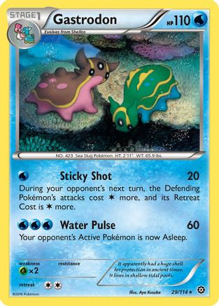 Gastrodon 029/114 XY Steam Siege - Rare