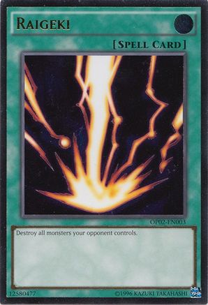 Raigeki (UTR) (OP02-EN003) - OTS Tournament Pack 2 Unlimited