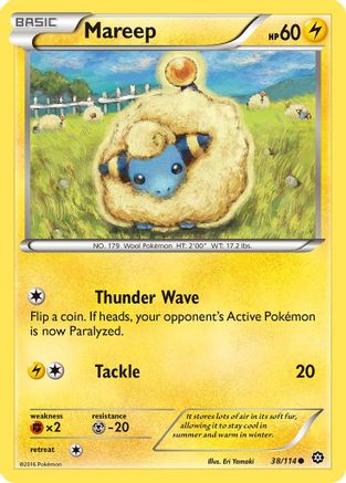 Mareep 038/114 XY Steam Siege - Common