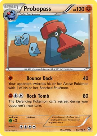 Probopass 055 XY Steam Siege - Rare