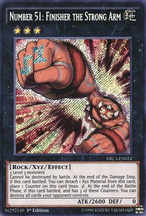 Number 51: Finisher the Strong Arm (DRL3-EN024) - Dragons of Legend: Unleashed 1st Edition
