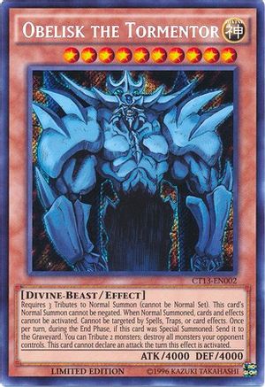 Obelisk the Tormentor (CT13-EN002) - 2016 Mega-Tins Limited
