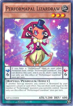 Performapal Lizardraw (MP16-EN004) - 2016 Mega-Tins Mega Pack Unlimited