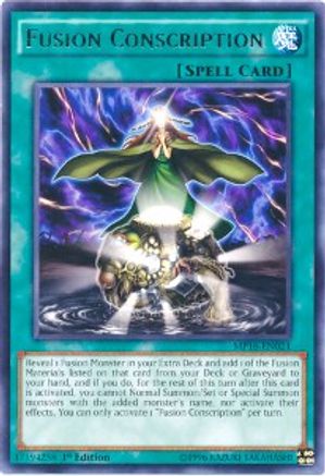 Fusion Conscription (MP16-EN024) - 2016 Mega-Tins Mega Pack Unlimited