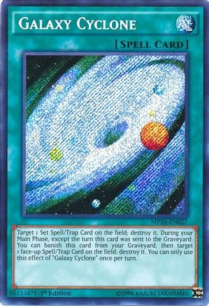 Galaxy Cyclone (MP16-EN027) - 2016 Mega-Tins Mega Pack 1st Edition
