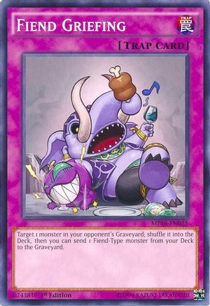Fiend Griefing (MP16-EN035) - 2016 Mega-Tins Mega Pack 1st Edition