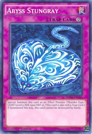 Abyss Stungray (MP16-EN036) - 2016 Mega-Tins Mega Pack 1st Edition