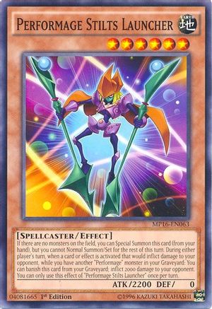 Performage Stilts Launcher (MP16-EN063) - 2016 Mega-Tins Mega Pack 1st Edition