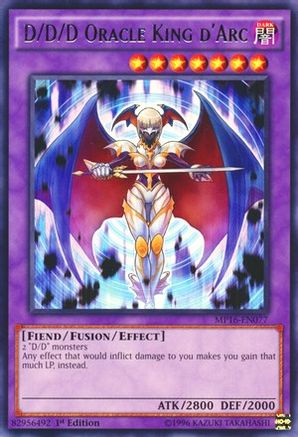 D/D/D Oracle King d'Arc (MP16-EN077) - 2016 Mega-Tins Mega Pack Unlimited