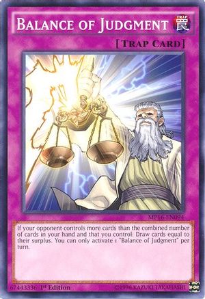 Balance of Judgment (MP16-EN094) - 2016 Mega-Tins Mega Pack Unlimited