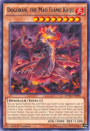 Dogoran, the Mad Flame Kaiju (MP16-EN098) - 2016 Mega-Tins Mega Pack 1st Edition
