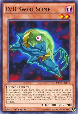 D/D Swirl Slime (MP16-EN114) - 2016 Mega-Tins Mega Pack 1st Edition