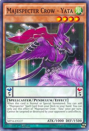 Majespecter Crow - Yata (MP16-EN127) - 2016 Mega-Tins Mega Pack 1st Edition