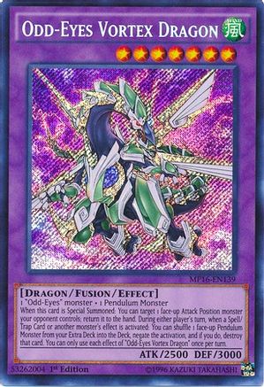 Odd-Eyes Vortex Dragon (MP16-EN139) - 2016 Mega-Tins Mega Pack 1st Edition