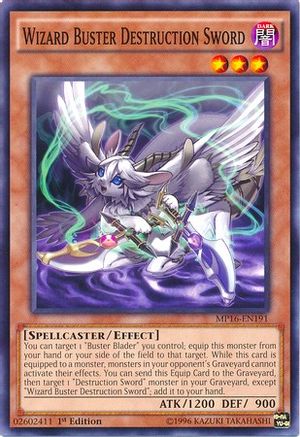 Wizard Buster Destruction Sword (MP16-EN191) - 2016 Mega-Tins Mega Pack Unlimited