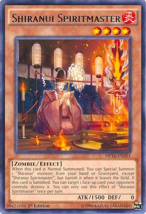 Shiranui Spiritmaster (MP16-EN201) - 2016 Mega-Tins Mega Pack Unlimited