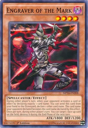Engraver of the Mark (MP16-EN208) - 2016 Mega-Tins Mega Pack Unlimited