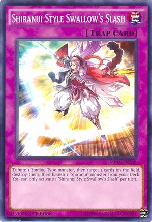 Shiranui Style Swallow's Slash (MP16-EN228) - 2016 Mega-Tins Mega Pack Unlimited