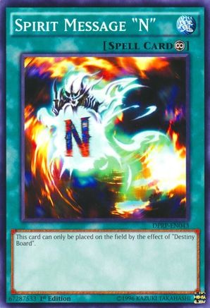 Spirit Message "N" (DPRP-EN043) - Duelist Pack: Rivals of the Pharaoh 1st Edition