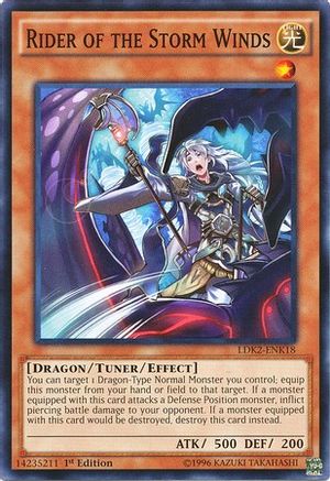 Rider of the Storm Winds (LDK2-ENK18) - Legendary Decks II 1st Edition