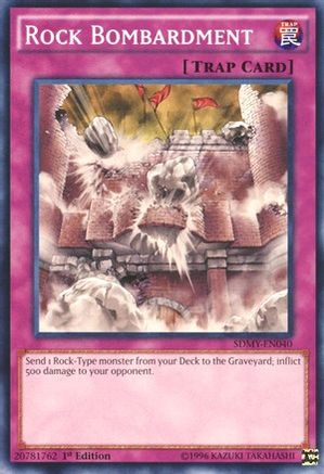 Rock Bombardment (SDMY-EN040) - Structure Deck: Yugi Muto 1st Edition