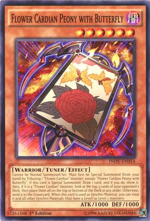 Flower Cardian Peony with Butterfly (INOV-EN014) - Invasion: Vengeance Unlimited