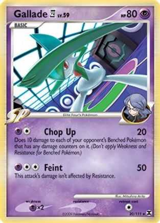 Gallade E4 020/111 - Holofoil Deck Exclusives - Holo Rare