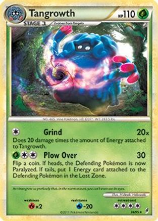 Tangrowth 034/95 - Holofoil Deck Exclusives - Holo Rare