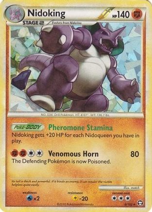 Nidoking 006/102 - Holofoil Deck Exclusives - Holo Rare