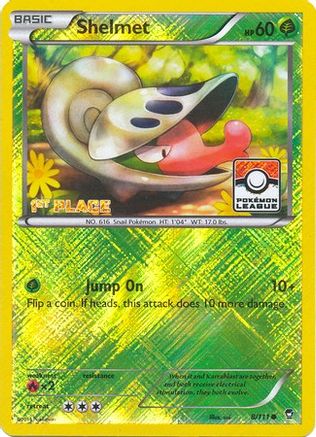 Shelmet 008/111 - Reverse Holofoil League & Championship Cards - Promo