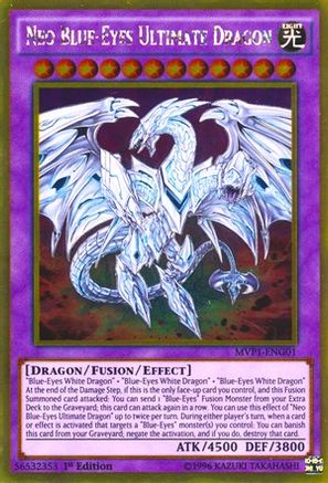 Neo Blue-Eyes Ultimate Dragon (MVP1-ENG01) - The Dark Side of Dimensions Movie Pack: Gold Edition Unlimited