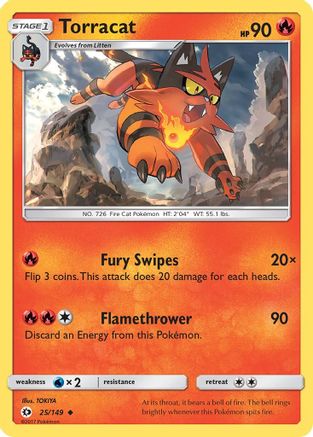 Torracat 025/149 SM Base Set - Uncommon