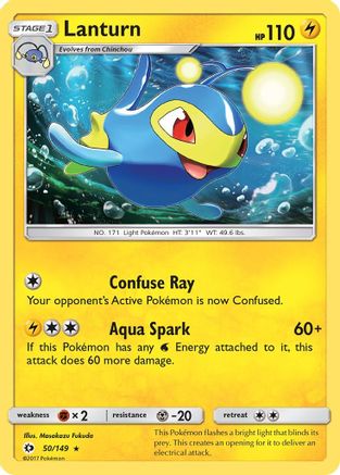 Lanturn 050/149 SM Base Set - Rare